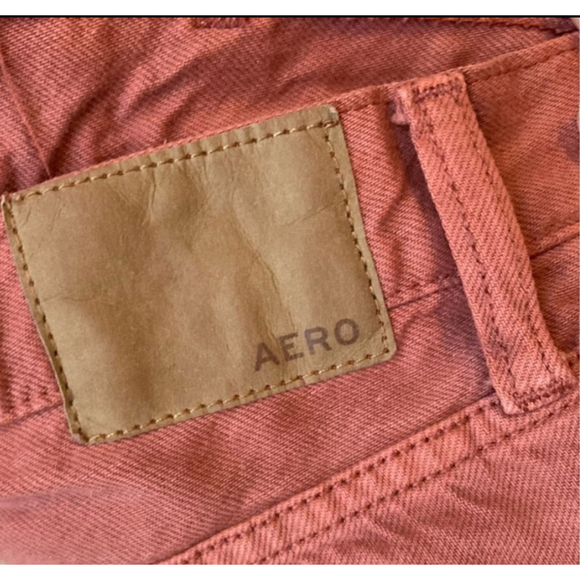 Women’s Aero 90's Baggy Ripped Jeans Coral Size 8 - Picture 7 of 8